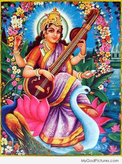 Maa Saraswati Ji - God Pictures