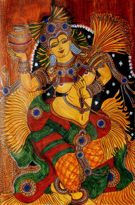 Beautiful Painting Of Lord Mohini Ji