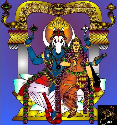 Bhagwan Hayagreeva Ji With Lakshami Ji