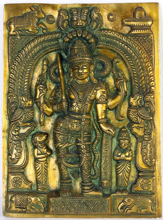Golden Moorti Of Lord Veera Bhadra Ji