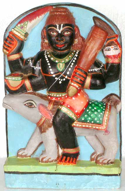 Marble Statue Of Bhagwan Bhairav ji