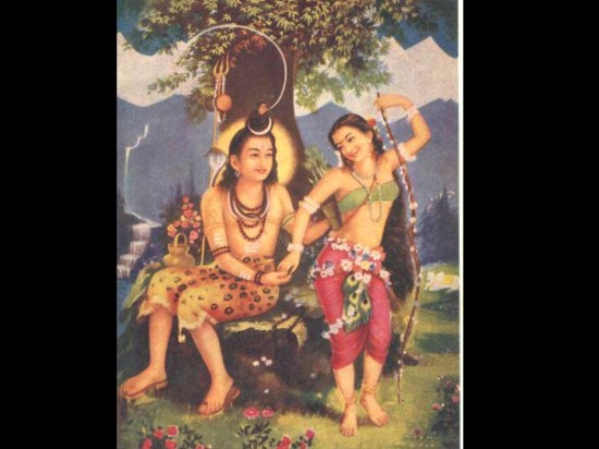 Mohini Devi With Lord Shiva
