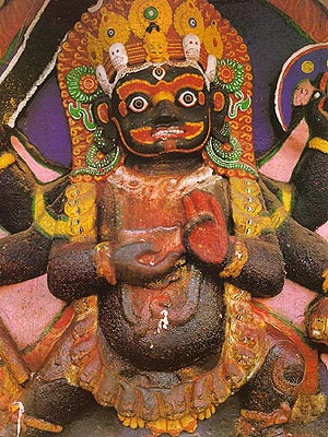 Moorti of Nakodi Bhairav Ji