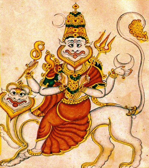 Shree Sharabha Ji Painting