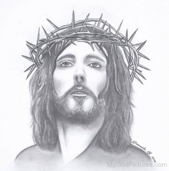 Beautiful Pencil Sketch Of Jesus Christ
