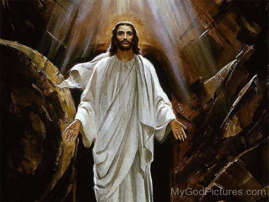 Jesus Christ In Standing Pose