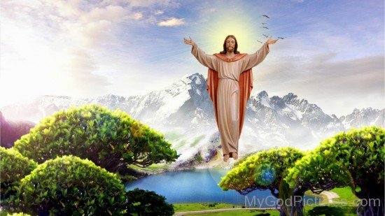 Jesus Christ Picture In Standing Pose