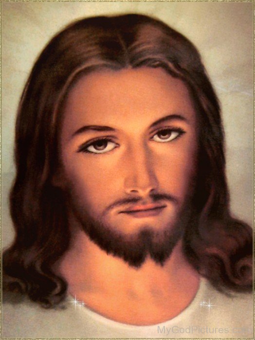 Beautiful Colour Portrait Of God Jesus
