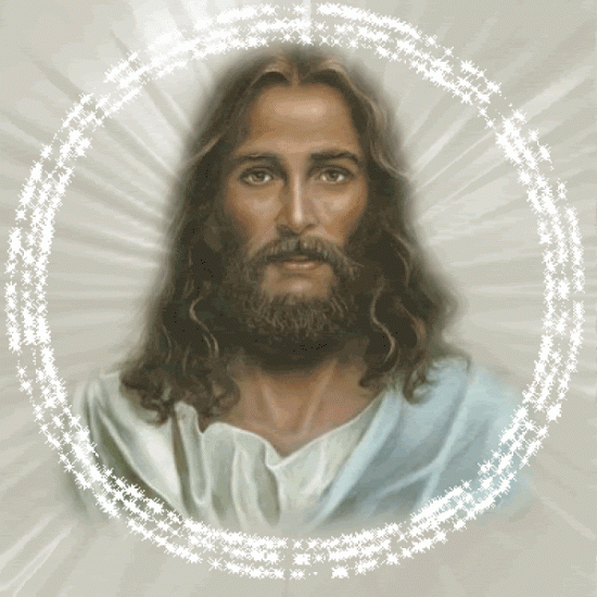 Beautiful Glitter Image of Lord Jesus
