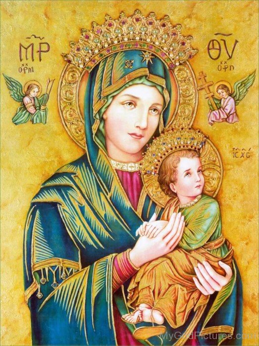 Beautiful Image Of Mother Marry With jesus christ