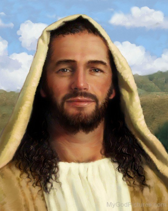 Beautiful Picture Of Jesus In Smiling Pose