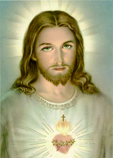 Glitter Image Of Lord Jesus Christ