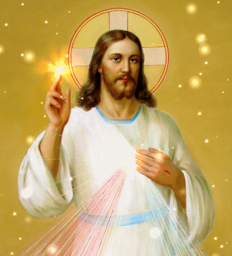 Glitter Image Of Lord Jesus