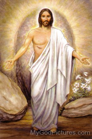 Image Of Jesus Christ In Open Hand