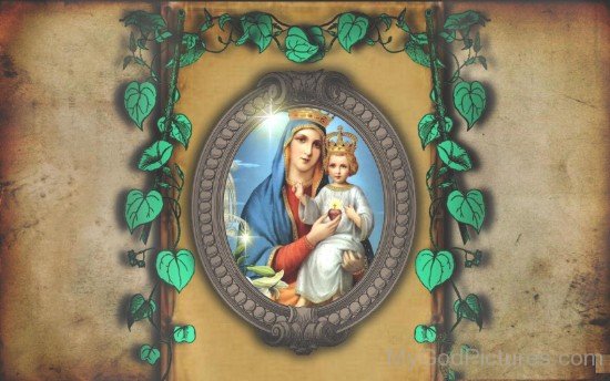 Image Of Mother Marry With Jesus Christ