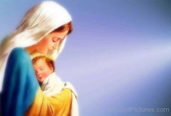 Jesus Christ In The Lap Of Mother Marry