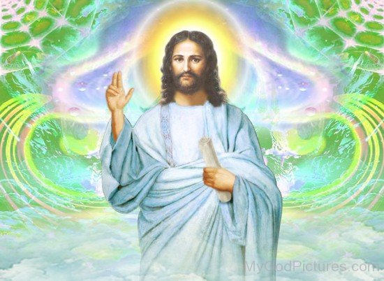 Jesus In Blessing Pose
