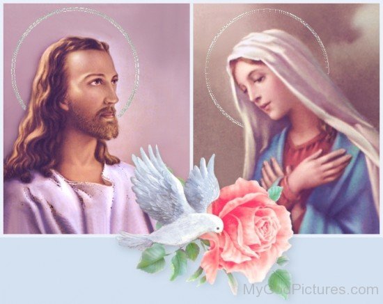 Lord Jesus Christ With Mother Marry