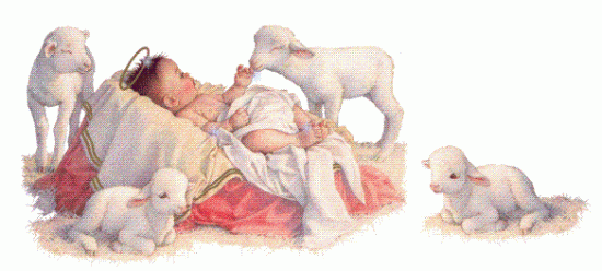 Lord Jesus With Lamb In Childhood