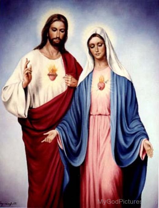 Lord Jesus With Mother Marry