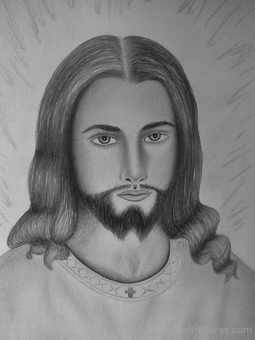 Pencil Portrait Of Lord Jesus