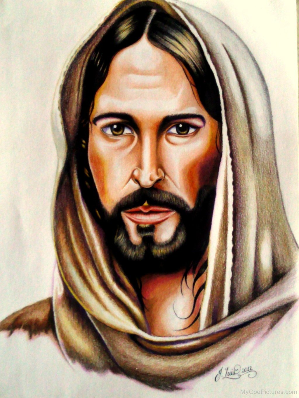 Portrait Jesus Christ Printable