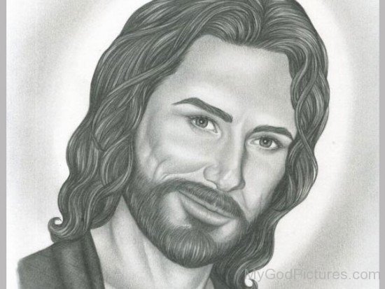 Smiling Portrait Of Jesus Christ