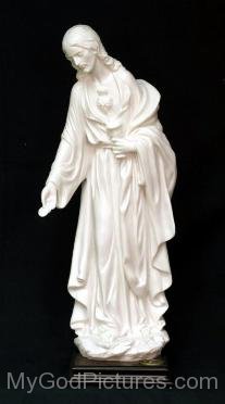 White Statue Of Lord Jesus