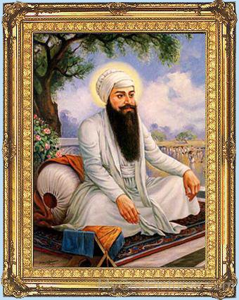 Beautiful Frame Image Of Guru Ram Das Ji