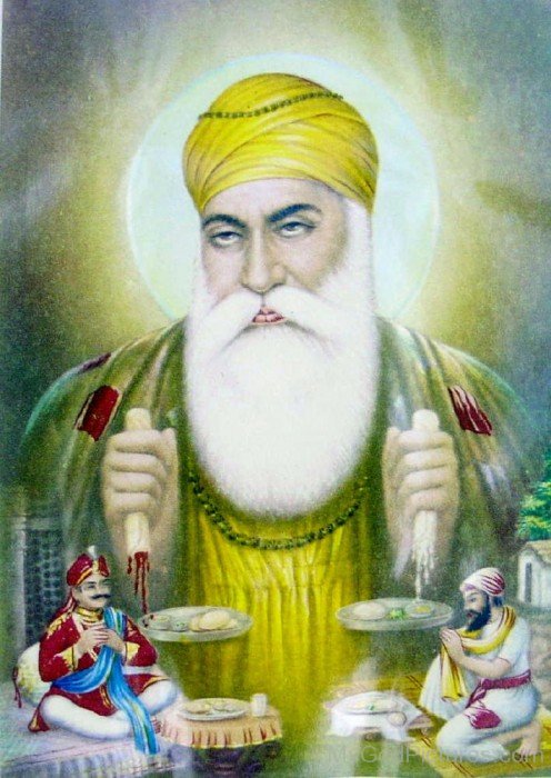 Beautiful Picture Of Guru Nanak Dev Ji