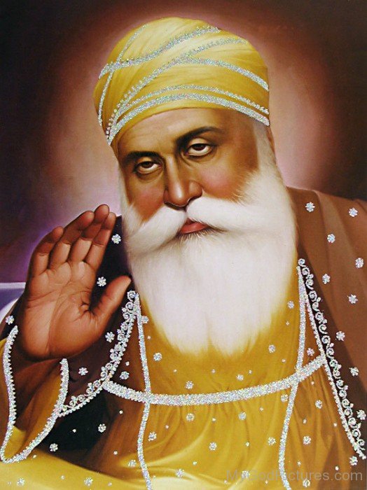 Beautiful Picture Of Shree Guru Nanak Dev Ji