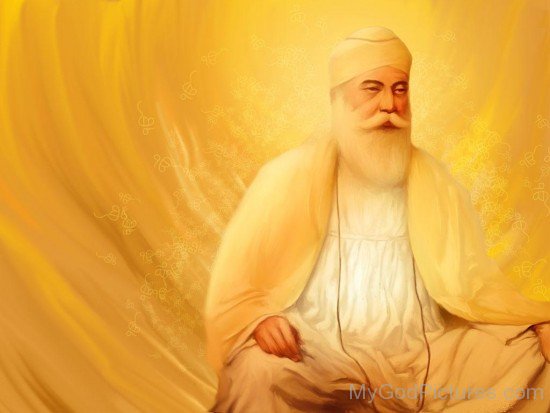 Beautiful Picture Of Shri guru Nanak Dev Ji