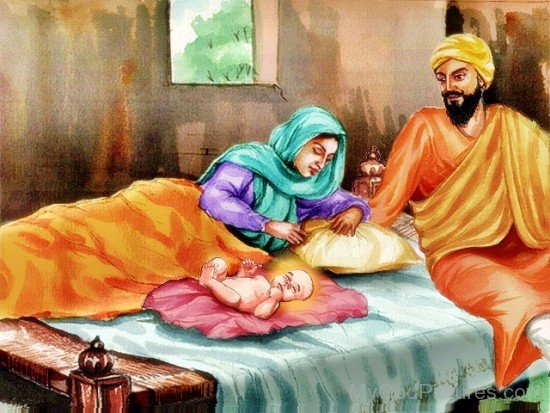 Childhood Painting Of Guru Nanak Dev Ji