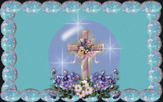 Glitter Image Of Cross Sign