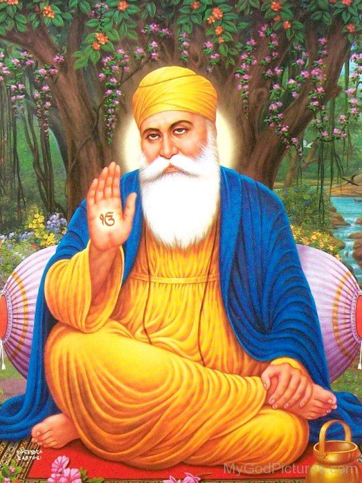 Guru Nanak Dev Ji In Beautiful Dress