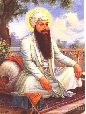 Guru Ram Das Ji In White Dress