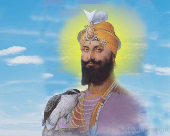 Image Of Guru Gobind Singh G In Sky