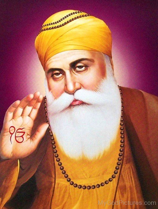 Image Of Guru Nanak Dev Ji Bless People