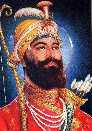 Oil Painting Of Guru Gobind Singh Ji