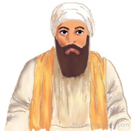 Painting Of Guru Angad Dev G