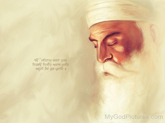 Painting Of Guru Nanak Dev Ji - God Pictures