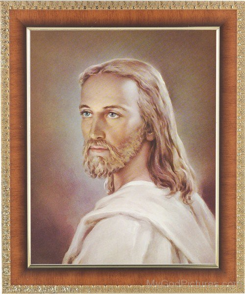Side Pose Of Jesus Christ