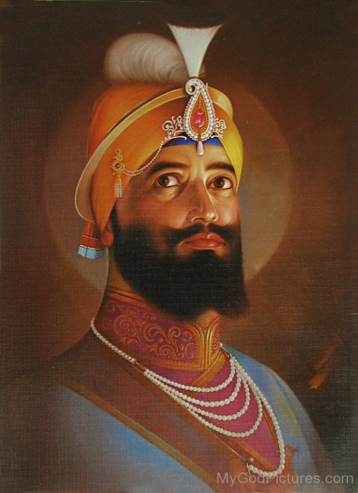 Side Pose Of Shri Guru Gobind Singh Ji