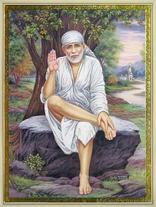 Amazing Picture Of Sai Baba Ji
