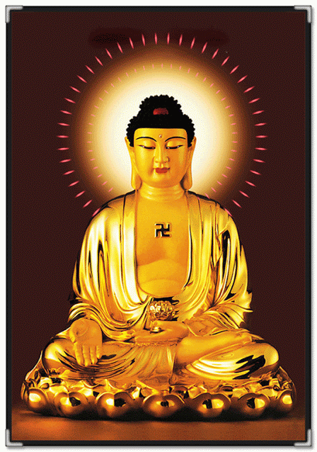 Animated Image Of Lord Gautam Buddha Ji