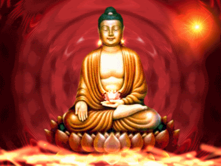 Animated Photo Of Lord Gautam Buddha Ji