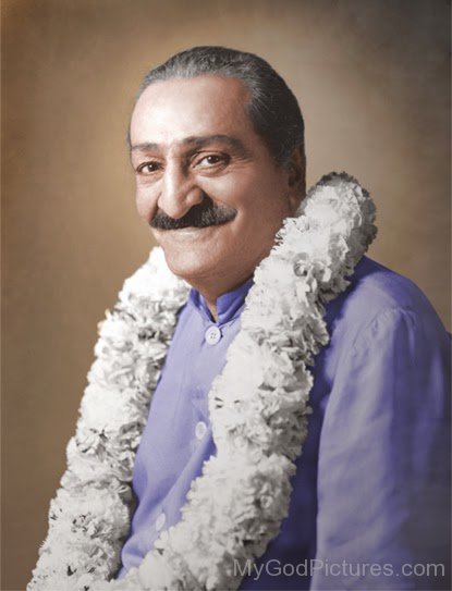 Avatar Meher Baba Ji In Open Hair