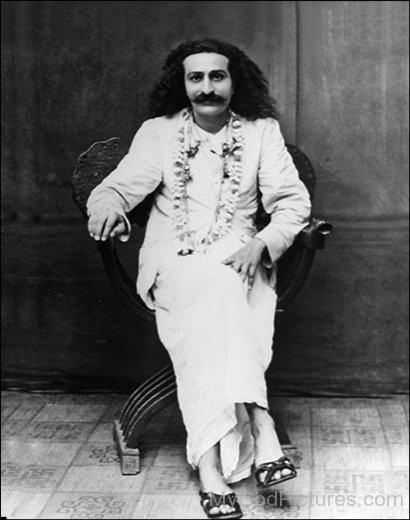 Avatar Meher Baba Sitting On A Chair