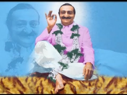 Avatar Meher Baba Wearing A Pink Clothes