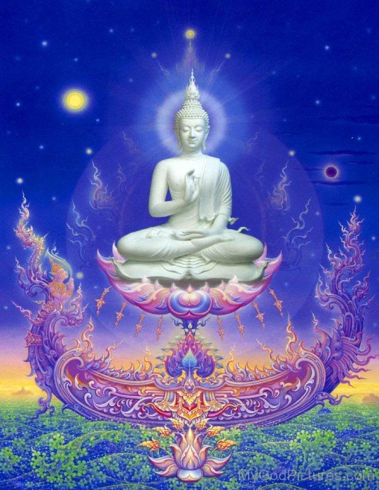 Beautiful Image Of Lord Buddha Ji